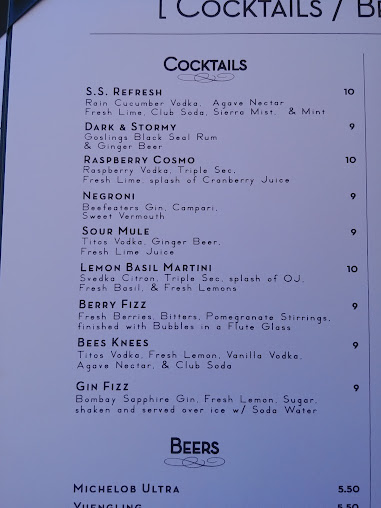 Menu Elas On The Water - 5