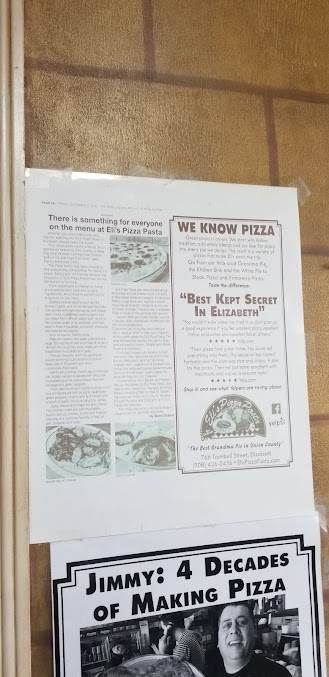 Menu Eli's Pizza Pasta Ristorante - 3