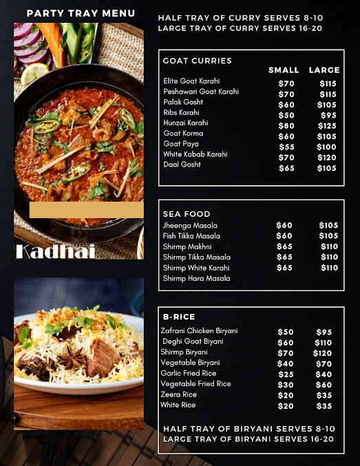 Menu Elite Restaurant & Catering - 1