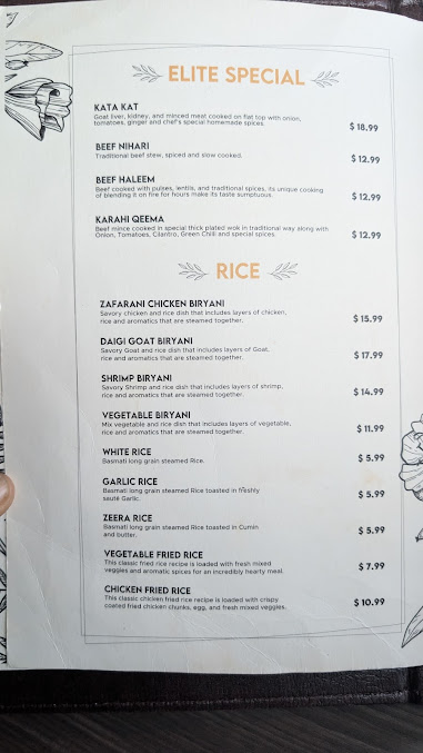 Menu Elite Restaurant & Catering - 6
