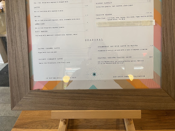 Menu Elixr Coffee Roasters Nashville - 9