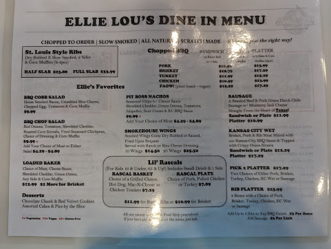 Menu Ellie Lous Brews Bbq - 6