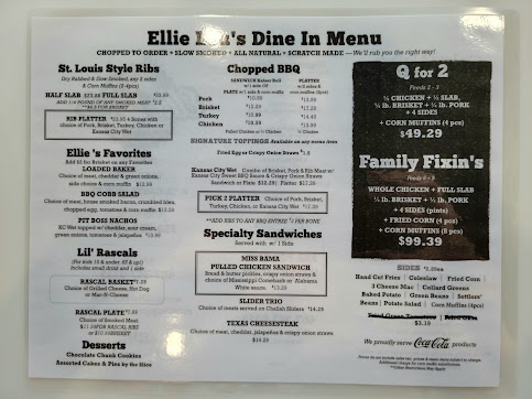 Menu Ellie Lous Brews Bbq - 7