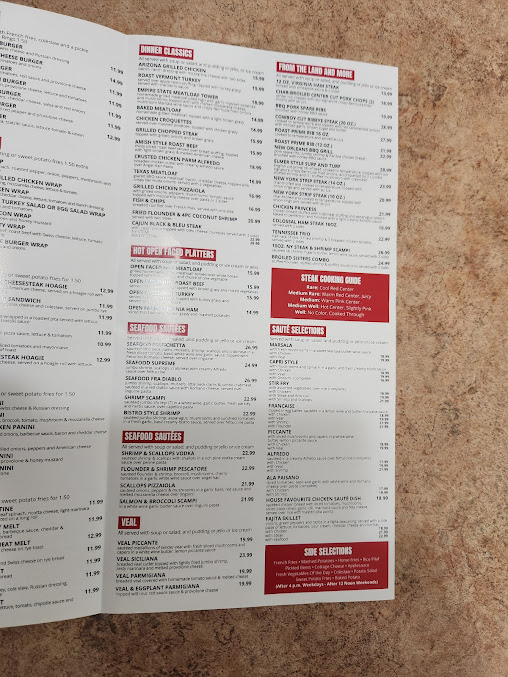 Menu Elmer Diner Restaurant - 7