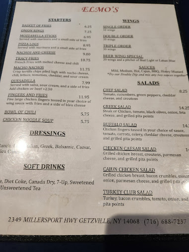 Menu Elmo's - 1