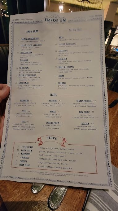 Menu Emporium Kitchen Wine Market - 0