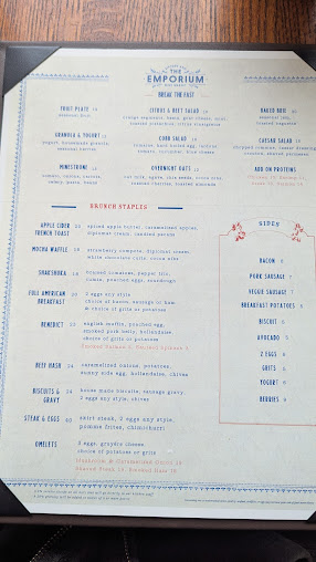 Menu Emporium Kitchen Wine Market - 1