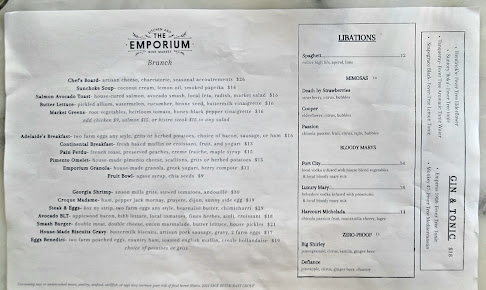 Menu Emporium Kitchen Wine Market - 5