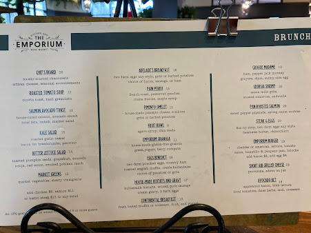 Menu Emporium Kitchen Wine Market - 8