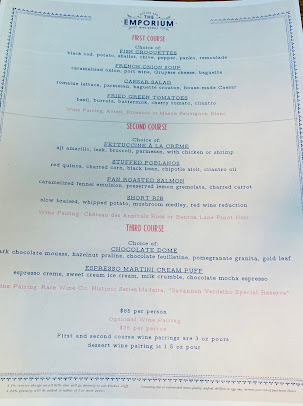 Menu Emporium Kitchen Wine Market - 9