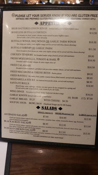 Menu Enzo's Ristorante & Pizza - 1