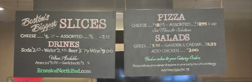 Menu Ernesto's Pizza - 9