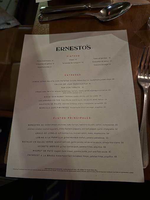 Menu Ernesto's - 5