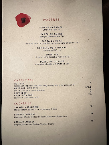 Menu Ernesto's - 8