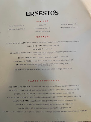Menu Ernesto's - 9