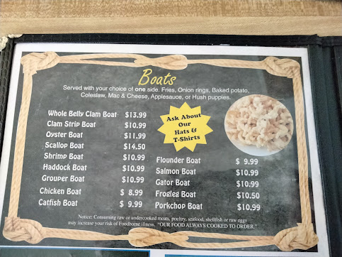 Menu Essex Seafood House Two - 3