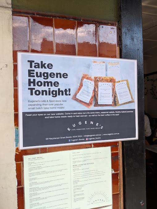 Menu Eugene's Cafe - 2