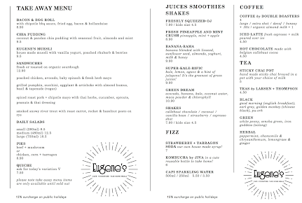 Menu Eugene's Cafe - 5