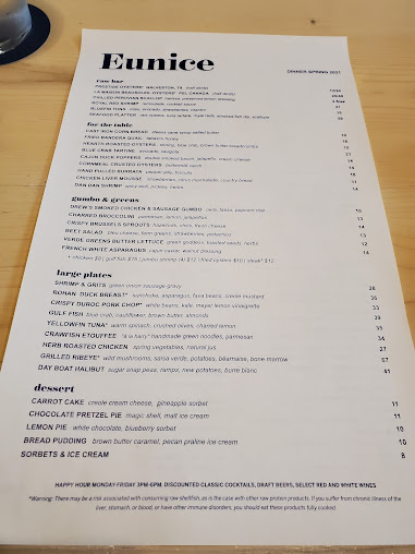 Menu Eunice - 3