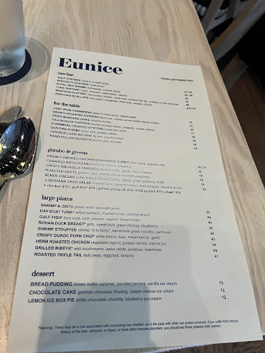 Menu Eunice - 5