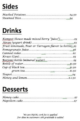 Menu Euroasia Restaurant - 2