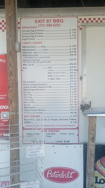 Menu Exit 87 Bbq Catering - 2
