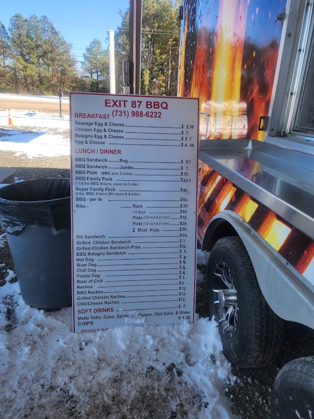 Menu Exit 87 Bbq Catering - 3
