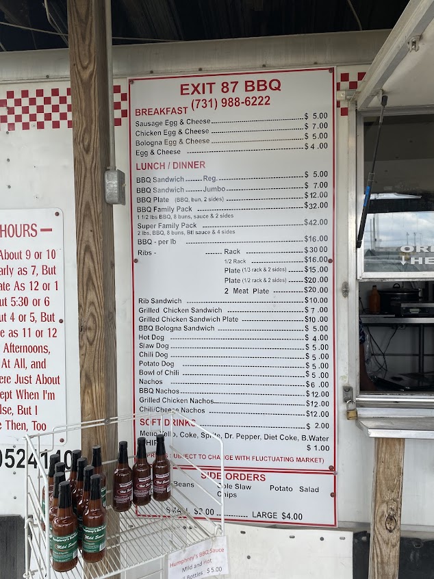Menu Exit 87 Bbq Catering - 4