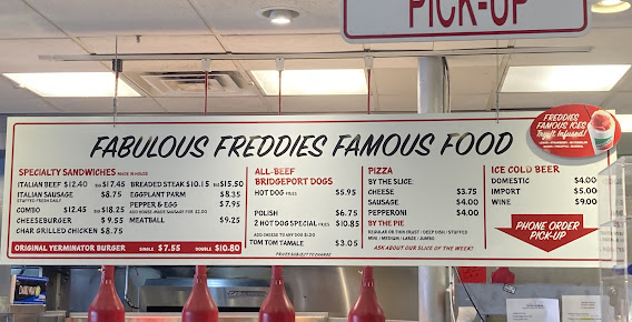 Menu Fabulous Freddies Italian Eatery - 5