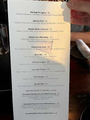 Menu Fahrenheit Charlotte - 0