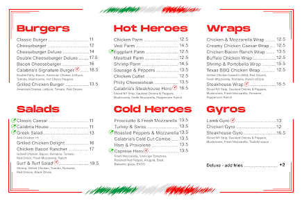 Menu Famous Calabria Pizza - 2