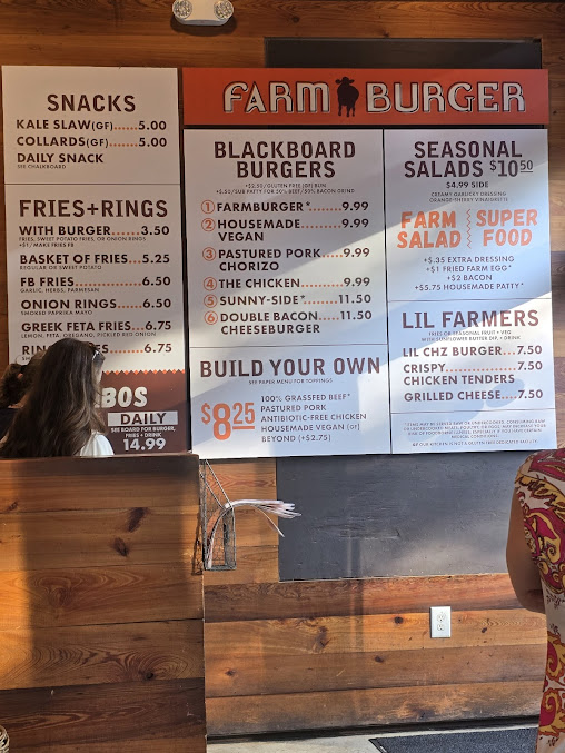 Menu Farm Burger Virginia Highland - 3
