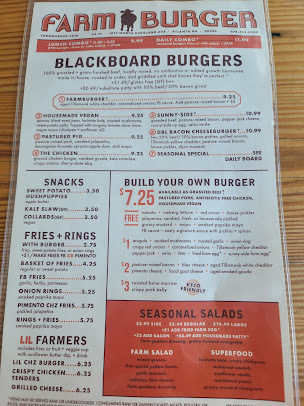 Menu Farm Burger Virginia Highland - 4