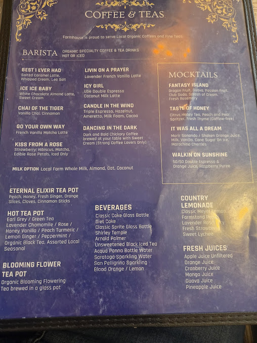 Menu Farmhouse Blakeslee - 3