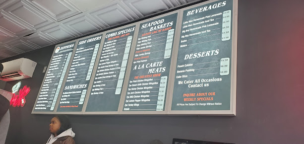 Menu Father Son Soul Food Catering - 3