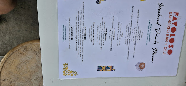 Menu Favoloso Espresso Bar + Deli - 0