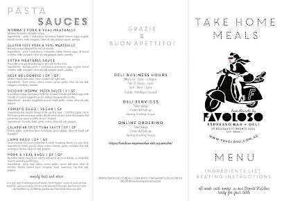 Menu Favoloso Espresso Bar + Deli - 2