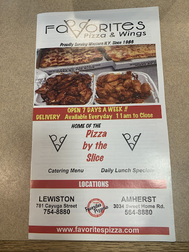 Menu Favorites Pizza Wings Lewiston - 5