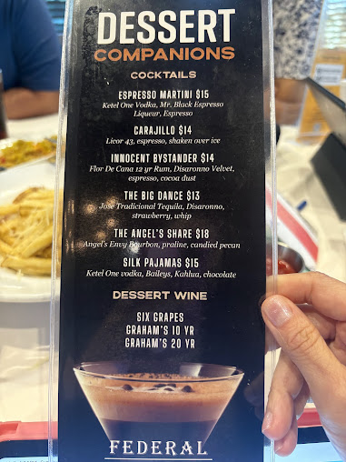 Menu Federal American Grill - 3