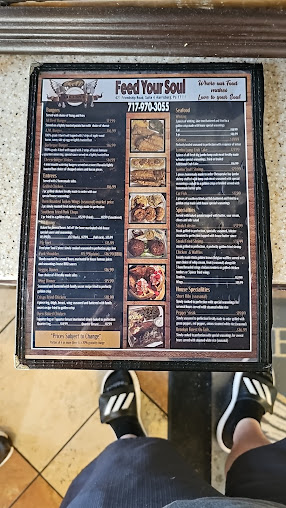 Menu Feed Your Soul Restaurant - 2