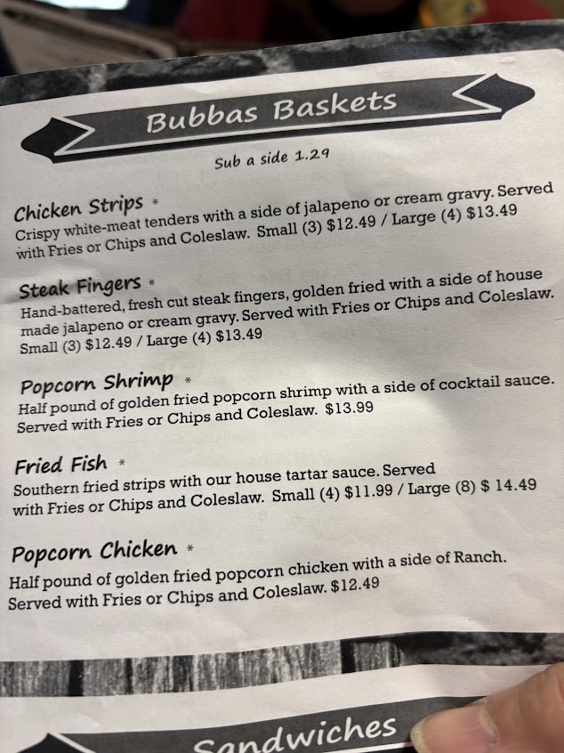 Menu Feldmans Wrong Way Diner - 0