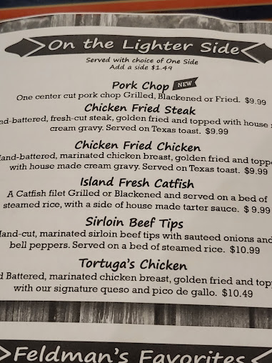 Menu Feldmans Wrong Way Diner - 9