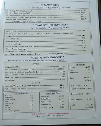 Menu Fergies On The Ave - 2