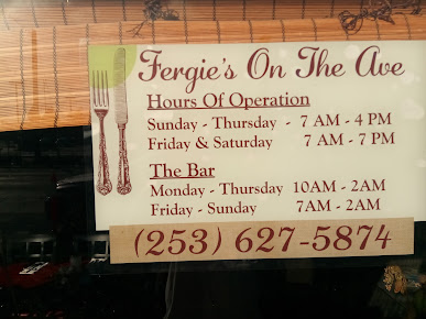 Menu Fergies On The Ave - 4