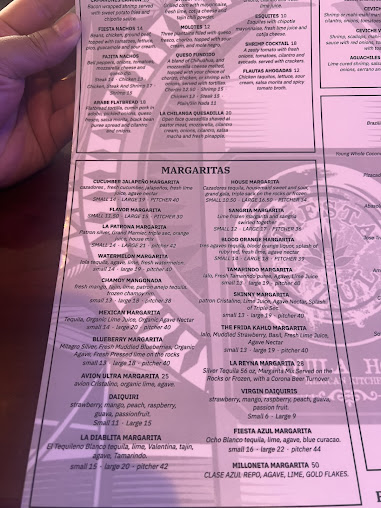 Menu Fiesta Azul Tequila House - 0