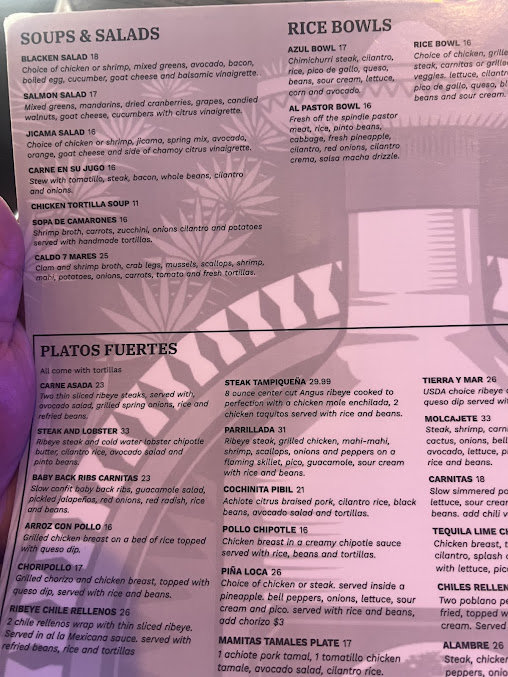 Menu Fiesta Azul Tequila House - 2