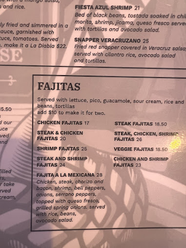 Menu Fiesta Azul Tequila House - 6
