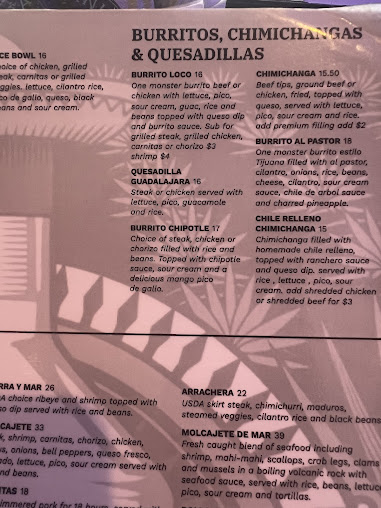 Menu Fiesta Azul Tequila House - 7