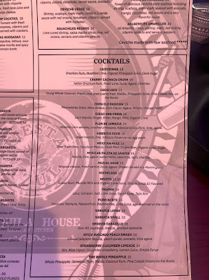 Menu Fiesta Azul Tequila House - 8