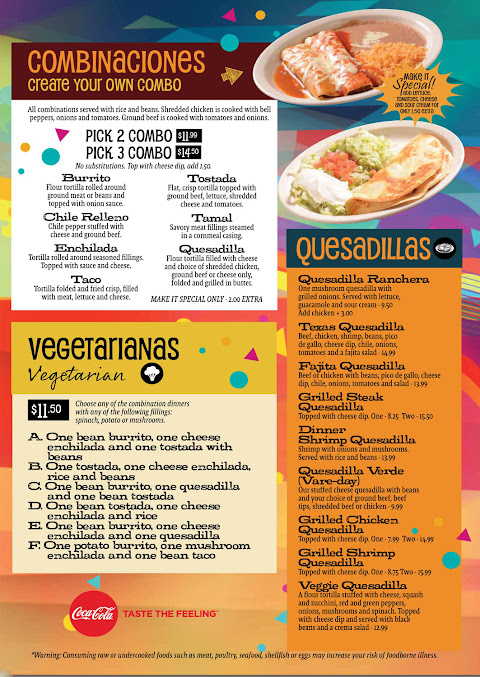 Menu Fiesta Mexicana Benson - 2